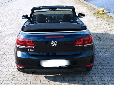 gebraucht VW Golf Cabriolet 6 schwarz 1,6 TDI