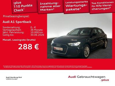 Brugt Audi A1 Sportback Advanced Plus 95 HK (69 kW) 2025 Sort Hatchback