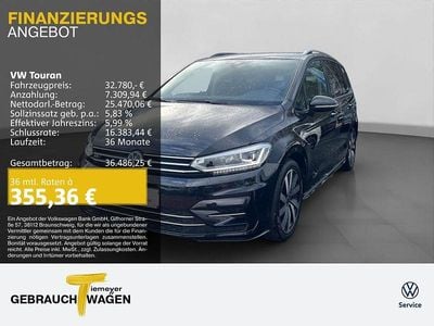 Gebraucht VW Touran R-line 150 PS (110 kW) 2024 Schwarz Van / Kleinbus