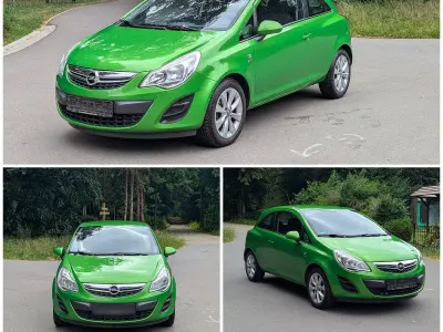 Gebraucht Opel Corsa Active 69 PS (50 kW) 2013 Grün Kleinwagen