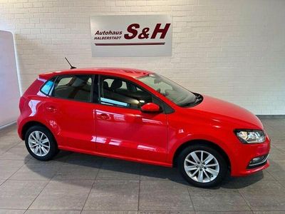Gebraucht VW Polo Comfortline 75 PS (55 kW) 2017 Rot Kleinwagen