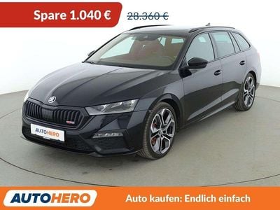 Second-hand Skoda Octavia First Edition 245 CP (180 kW) 2020 Negru Break