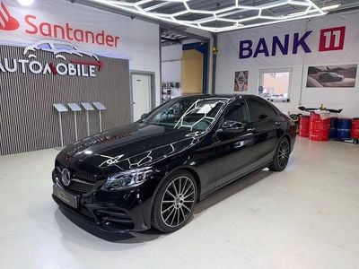 Gebraucht Mercedes C220 AMG 194 PS (142 kW) 2021 Schwarz/baltic black Limousine