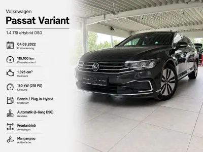 Gebraucht VW Passat GTE 218 PS (160 kW) 2022 Grau Kombi