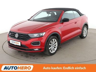 Gebraucht VW T-Roc Cabriolet R-line 150 PS (110 kW) 2021 Rot Cabrio