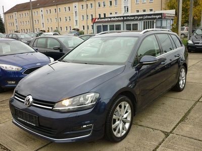 Blau Gebraucht 2015 VW Golf VII Highline Kombi | 8.600 € (Fairer Preis)
