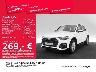 Gebraucht Audi Q5 Ambiente 204 PS (150 kW) 2023 Ibisweiß SUV