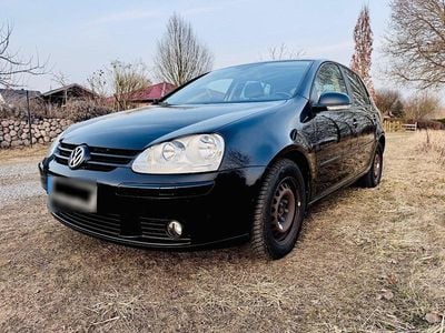 Gebraucht VW Golf V United 2008 Schwarz Kleinwagen