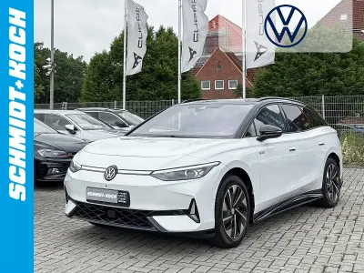 Gebraucht VW ID.7 GTX 250 kW (340 PS) 2025 Gletscherweiss (weiß) Kombi