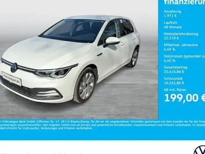 Brugt VW Golf VIII Style 131 HK (96 kW) 2024 Hvid Sedan