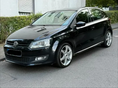 Gebraucht VW Polo 63 PS (46 kW) 2010 Schwarz Kleinwagen