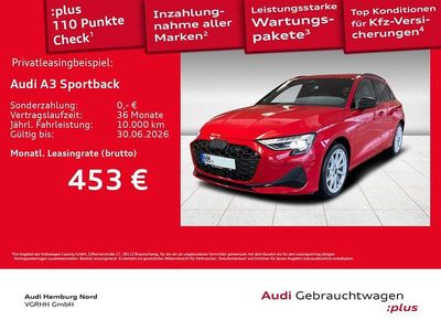 Używany Audi A3 S-Line 150 KM (110 kW) 2026 Czerwony Sedan/Limuzyna