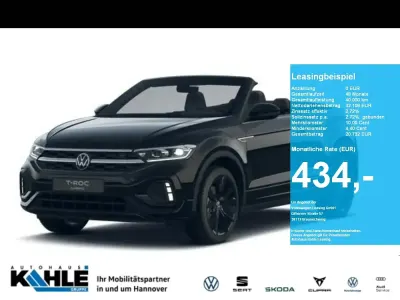 Nuova VW T-Roc Cabriolet R-line 150 CV (110 kW) 2025 Nero Cabrio