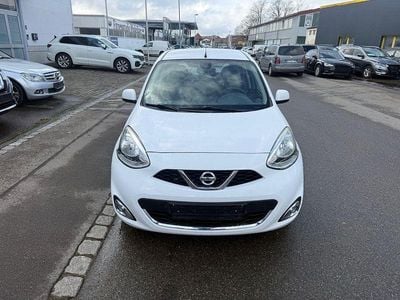 Gebraucht Nissan Micra Acenta 80 PS (58 kW) 2015 Weiß Kleinwagen