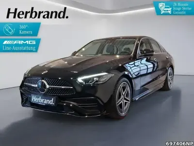 Brugt Mercedes C200 AMG line 163 HK (119 kW) 2025 Sort Sedan