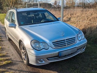 gebraucht Mercedes C180 KOMPRESSOR T Automatik Vollleder AMG Felgen