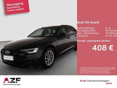 Mythosschwarz metallic Gebraucht 2025 Audi A6 S-Line Kombi | 48.480 € (Guter Preis)