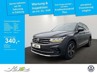 Uranograu Gebraucht 2022 VW Tiguan Elegance SUV | 21.948 € (Superpreis)