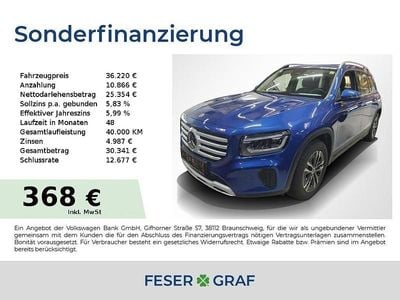 Gebraucht Mercedes GLB200 150 PS (110 kW) 2024 Spektralblau met SUV