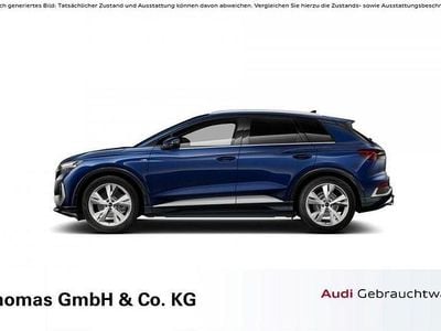 Gebraucht Audi Q4 e-tron S-Line 194 kW (265 PS) 2022 Blau SUV