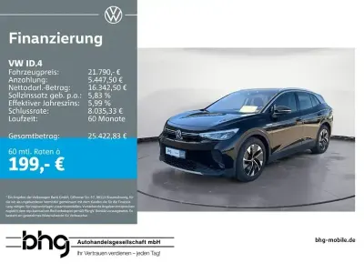 Gebraucht VW ID.4 Pure 125 kW (170 PS) 2022 Schwarz SUV