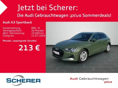 Gebraucht Audi A3 Ambiente 116 PS (85 kW) 2025 Distriktgrün metallic (metallic) Limousine