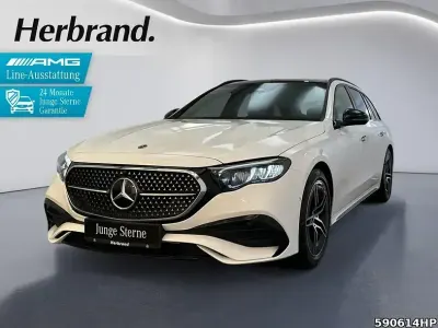 Gebraucht Mercedes E200 AMG 204 PS (150 kW) 2024 Unilack polarweiß Kombi