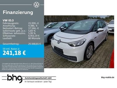 Usata VW ID.3 Pro 107 kW (146 CV) 2022 Nero Utilitaria