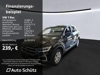 Gebraucht VW T-Roc Style 110 PS (80 kW) 2022 Schwarz SUV