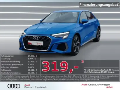 Gebraucht Audi A3 Sportback g-tron Ambiente 131 PS (96 kW) 2022 Turboblau Kleinwagen