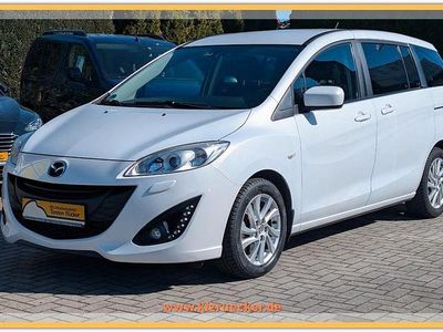 Gebraucht Mazda 5 Center-Line 116 PS (85 kW) 2012 Weiß Van / Kleinbus
