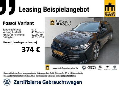 Gebraucht VW Passat IQ Drive 150 PS (110 kW) 2025 Schwarz Kombi