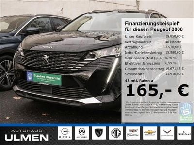 Schwarz Gebraucht 2021 Peugeot 3008 SUV | 19.850 € (Superpreis)