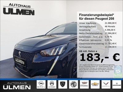 Gebraucht Peugeot e-208 GTi 100 kW (136 PS) 2023 Schwarz Kleinwagen