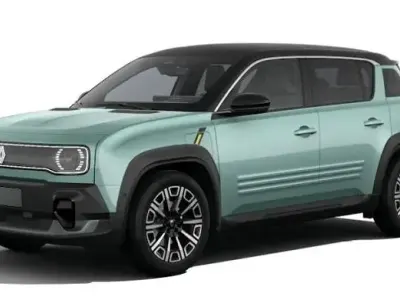 Neu Renault 4 E-Tech Iconic 110 kW (150 PS) 2026 Grün metallic SUV