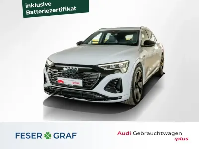 Gebraucht Audi Q8 e-tron S-Line 250 kW (340 PS) 2023 Gletscherweiß SUV