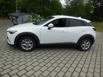 Gebraucht Mazda CX-3 Exclusive-Line 121 PS (88 kW) 2018 Satinweiß metallic SUV