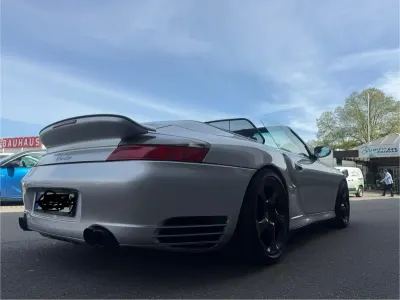 Occasion Porsche 996 Turbo 420 PK (308 kW) 2004 Zilver Cabriolet