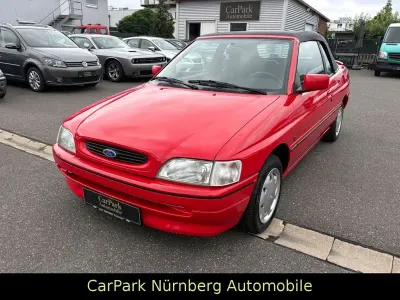 Gebraucht Ford Escort Cabriolet 90 PS (66 kW) 1993 Rot Cabrio