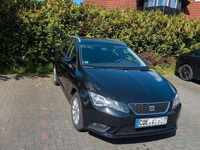 Usata Seat Leon ST Style 105 CV (77 kW) 2014 Nero Station wagon