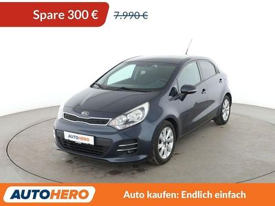 Blau Gebraucht 2015 Kia Rio DREAM-TEAM Edition Limousine | 7.690 € (Etwas zu teuer)