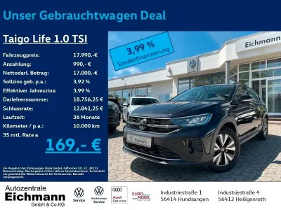 Gebraucht VW Taigo Life 110 PS (80 kW) 2023 Schwarz SUV
