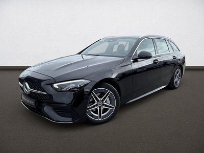 Gebraucht Mercedes C200 AMG 163 PS (119 kW) 2024 Metalliclack obsidianschwarz Kombi