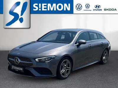 Gebraucht Mercedes CLA200 AMG line 177 PS (130 kW) 2023 Mountaingrau  met. Coupé