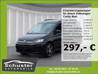Gebraucht VW Caddy Life 114 PS (83 kW) 2021 Deep black perleffekt Van / Kleinbus