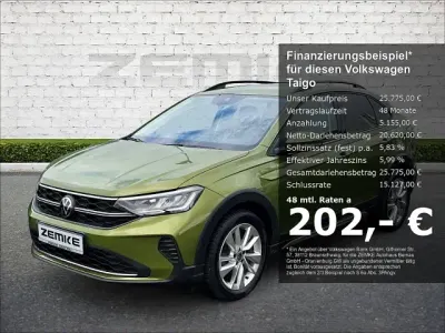 Brugt VW Taigo Life 150 HK (110 kW) 2024 Grøn SUV