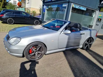 Occasion Mercedes SLK230 AMG line 193 ch (141 kW) 1998 Argent Cabriolet