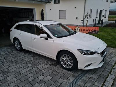 Gebraucht Mazda 6 Exclusive-Line 150 PS (110 kW) 2017 Weiß Kombi