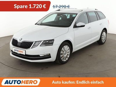 Gebraucht Skoda Octavia Premium Edition 116 PS (85 kW) 2018 Weiß Kombi