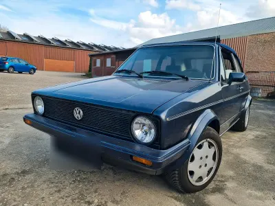 Gebraucht VW Golf Cabriolet Karmann 69 PS (50 kW) 1987 Blau Cabrio